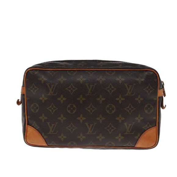 LOUIS VUITTON Monogram Compiegne 28 Clutch Bag - Picture 2 of 16